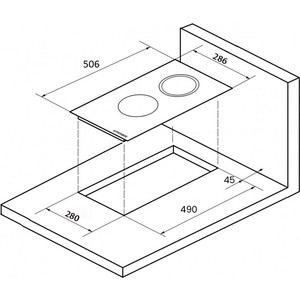 Домино Kuppersberg Электрическа независимая варочная поверхность стеклокерамическая, домино, ширина 30 см, 2 зоны ускоренного нагрева HI-Light, сенсорное управление, 3 цифровых дисплея, 9 уровней мощности, таймер, автоматика закипания, автоотключение