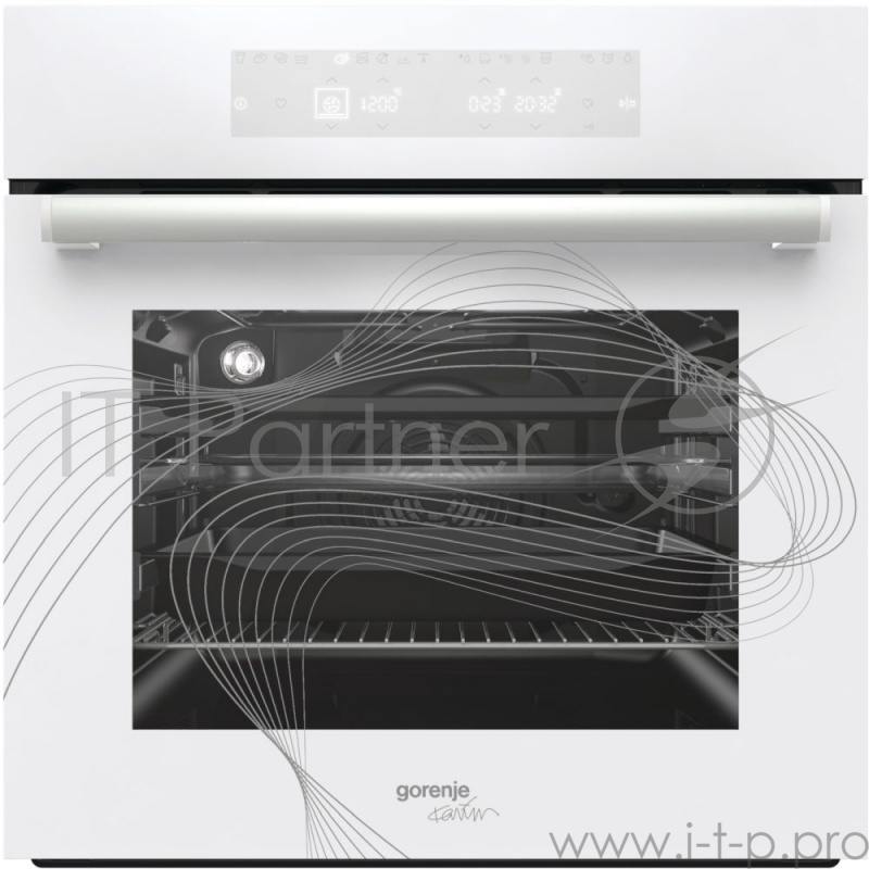 Духовой шкаф Электрический Gorenje Karim Rashid BO758KR белый/рисунок