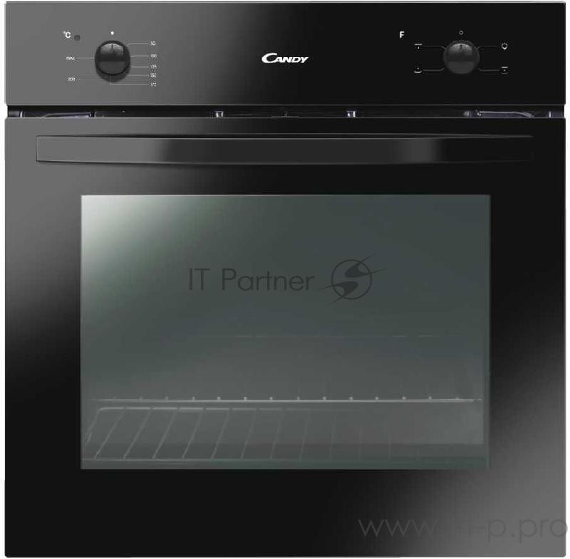 Встраиваемая электрическая духовка CANDY FCS100N/E1 / 60 см. Дизайн: Smart. Цвет: черный. 4 программы. Механическое управление. Эмаль класса А. Сплошное стекло дверки. 2 стекла. 1 противень глубиной 35 мм, 1 решетка. Объем 71 литр. Класс энергопотр