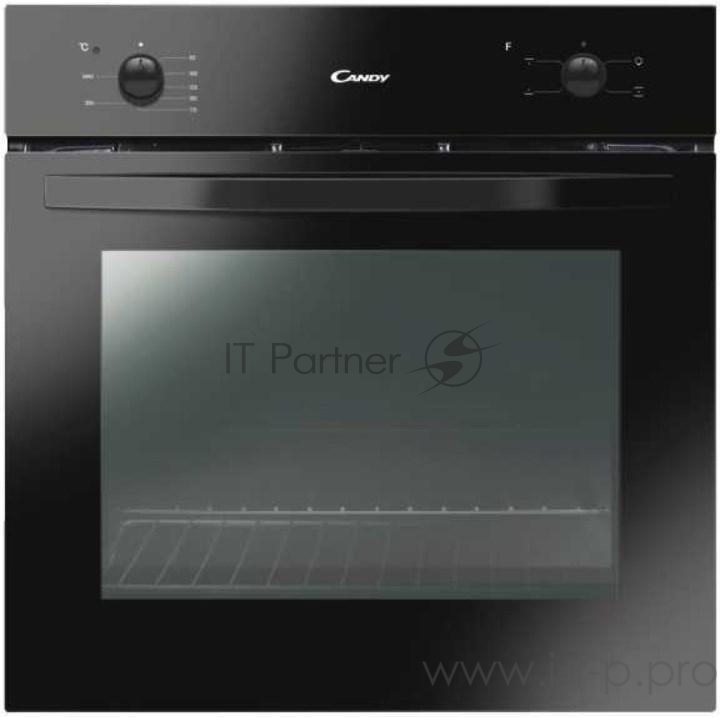 Встраиваемая электрическая духовка CANDY FCS100N/E1 / 60 см. Дизайн: Smart. Цвет: черный. 4 программы. Механическое управление. Эмаль класса А. Сплошное стекло дверки. 2 стекла. 1 противень глубиной 35 мм, 1 решетка. Объем 71 литр. Класс энергопотр