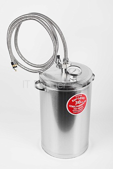 Дистиллятор Первач - Дачно-Деревенский 20Т, домашний 20 л., охладитель, используется без водопровода, термометр