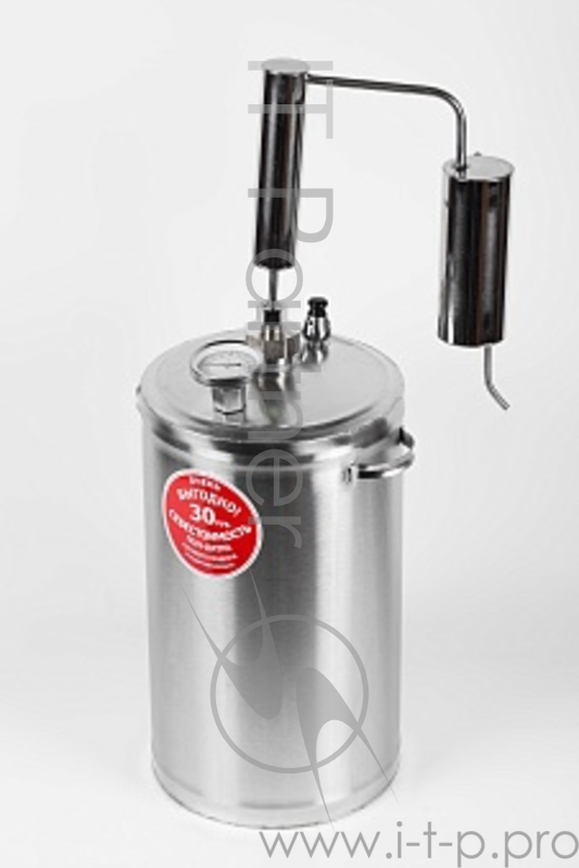 Дистиллятор Первач - Премиум Классик 16Т, домашний 16 л, охладитель с сухопарником, термометр