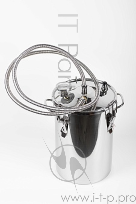 Дистиллятор Первач Элит Дачно-Деревенский 17Т домашний, 17л, термометр, клапан избыт. давления, охладитель, съемная крышка, без использования водопро