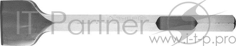 Бур ЗУБР HEX 28 Зубило лопаточное 80 х 400 мм 29378-80-400