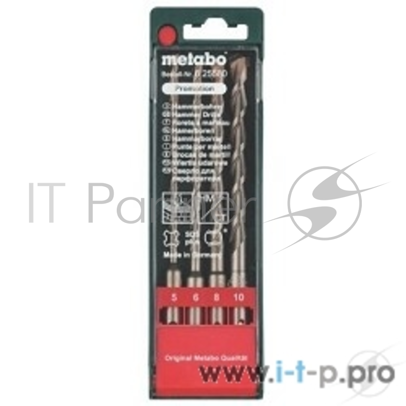 Бур Metabo 625580000 Набор SDS-plus буров (5,6,8,10)х160мм