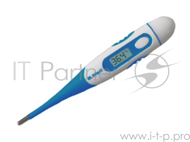 Термометр электронный B.Well WT-04 standart белый/синий