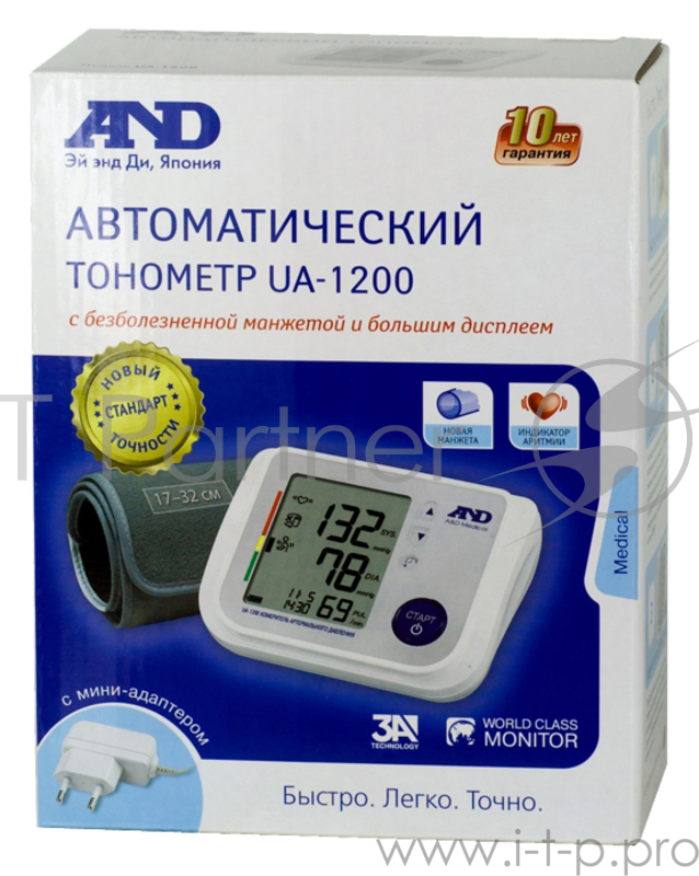 Тонометр автоматический A&D UA-1200