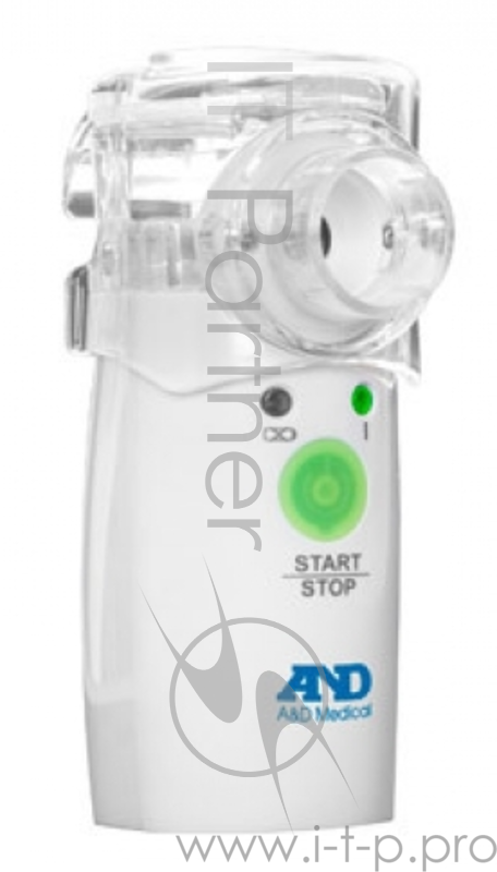 Ингалятор электронно-сетчатый (меш) A&D UN-233AC-M портативный белый