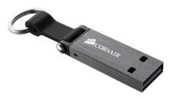 Флеш Диск Corsair 64Gb Voyager Mini CMFMINI3-64GB USB3.0 черный/серый