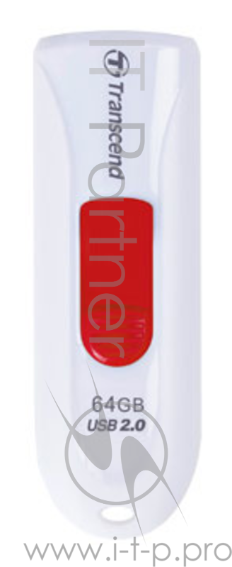 Флеш Диск Transcend 64Gb Jetflash 590 USB2.0 белый