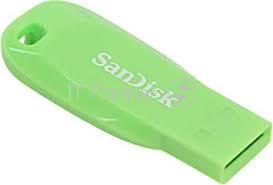 Флеш Диск 64GB SanDisk CZ50 Cruzer Blade, USB 2.0, Green
