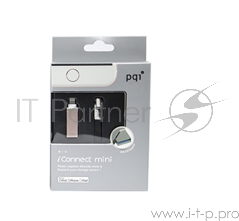 Флеш-накопитель PQI iConnect mini 64GB Rose Gold