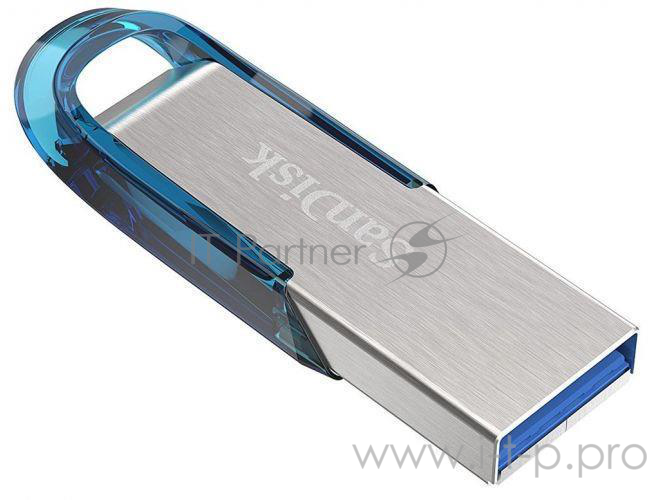Флеш накопитель 128GB SanDisk CZ73 Ultra Flair, USB 3.0, Tropical Blue