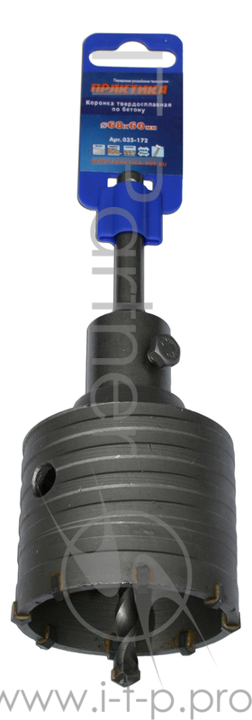 Бур Коронка твердосплавная ПРАКТИКА SDS Plus 68 мм 035-172