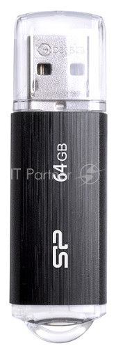 Флеш Диск Silicon Power 64Gb Ultima U02 SP064GBUF2U02V1K USB2.0 черный