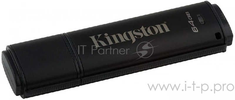 Флеш Диск Kingston 64Gb DataTraveler 4000 <DT4000G2DM/64GB> G2 256 AES FIPS 140-2 Level 3 (Management Ready) USB3.0 черный