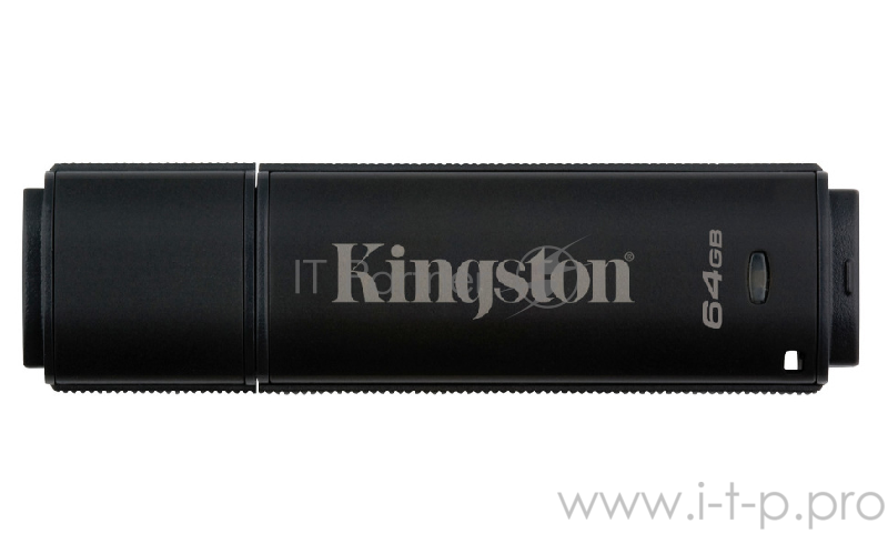 Флеш Диск Kingston 64Gb DataTraveler 4000 <DT4000G2DM/64GB> G2 256 AES FIPS 140-2 Level 3 (Management Ready) USB3.0 черный