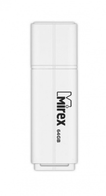 Флеш накопитель 64GB Mirex Line, USB 2.0, Белый