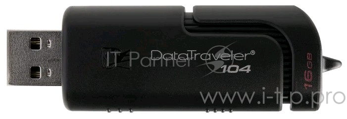 Флеш Диск Kingston 64Gb DataTraveler 104 DT104/64GB USB2.0 черный