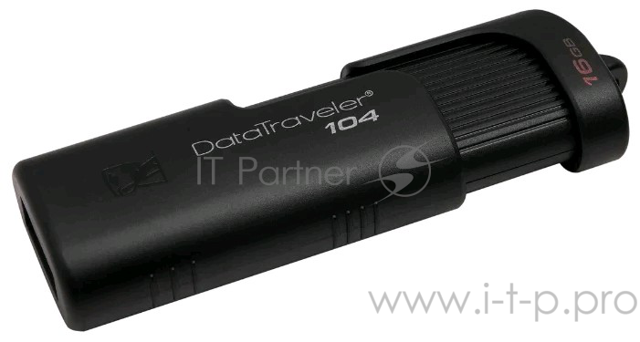 Флеш Диск Kingston 64Gb DataTraveler 104 DT104/64GB USB2.0 черный