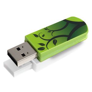 Флеш Диск Verbatim 32Gb Mini Elements Edition 49411 USB2.0 зеленый/рисунок