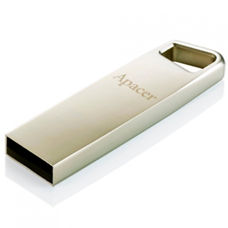 Модуль памяти 32GB Apacer AH13C USB Flash AP32GAH13CS-1 USB 2.0, Silver, Metal case, waterproof, dustproof and shockproof, RTL