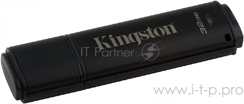 Флеш Диск Kingston 32Gb DataTraveler 4000 <DT4000G2DM/32GB> 256 AES FIPS 140-2 Level 3 (Management Ready) USB3.0 черный