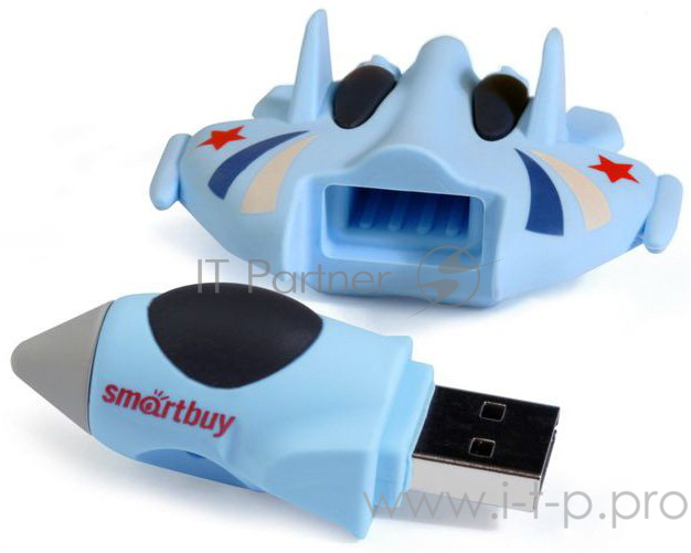 Флеш диск USB 2.0 Flash Drive 16GB Smartbuy Wild series Истребитель (SB16GBFI)