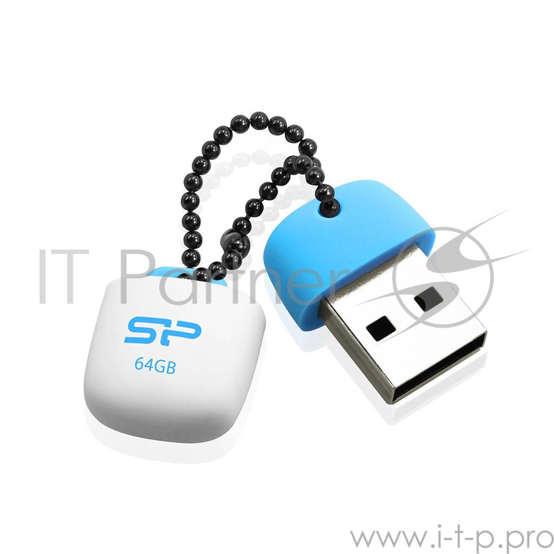 Флеш накопитель 8GB Silicon Power Touch T07, USB 2.0, Голубой