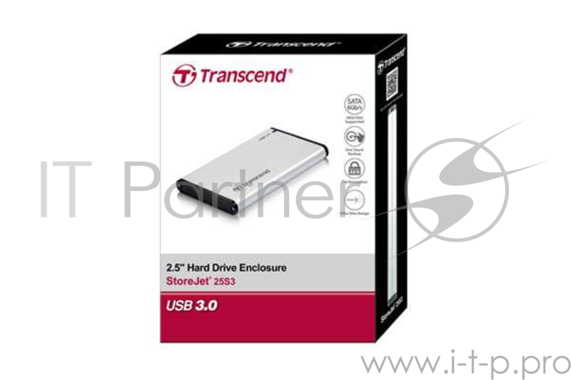 Внешний корпус для HDD Transcend USB3.0 0TB StoreJet 2.5