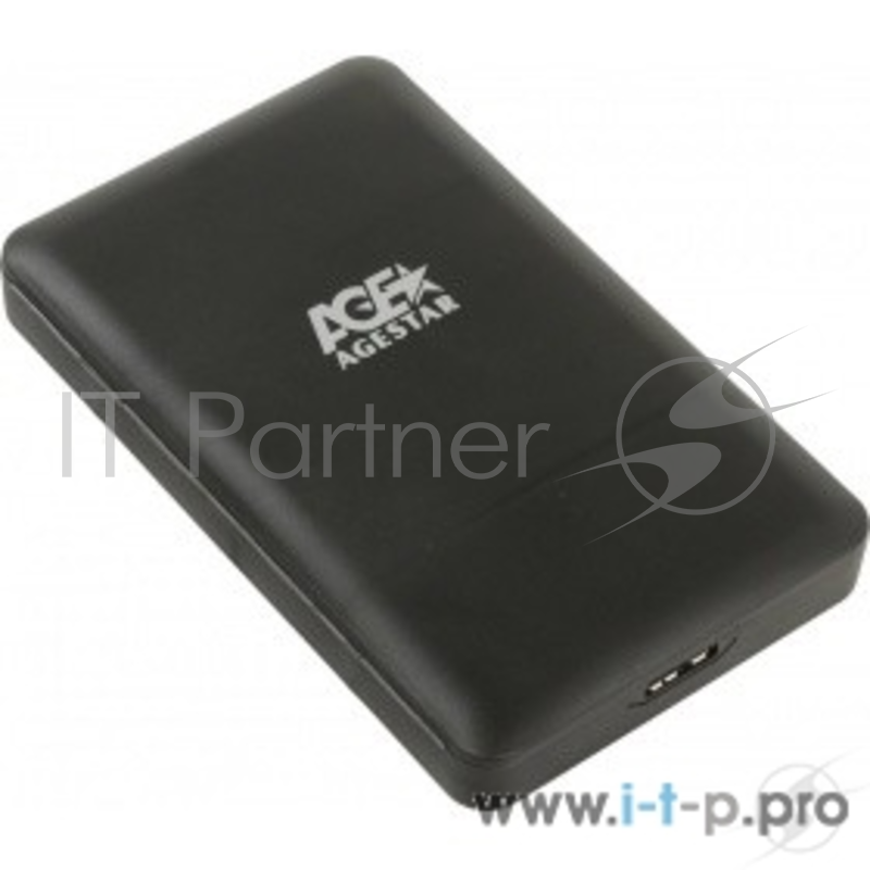Внешний корпус для HDD/SSD AgeStar 3UBCP3 SATA пластик черный 2.5