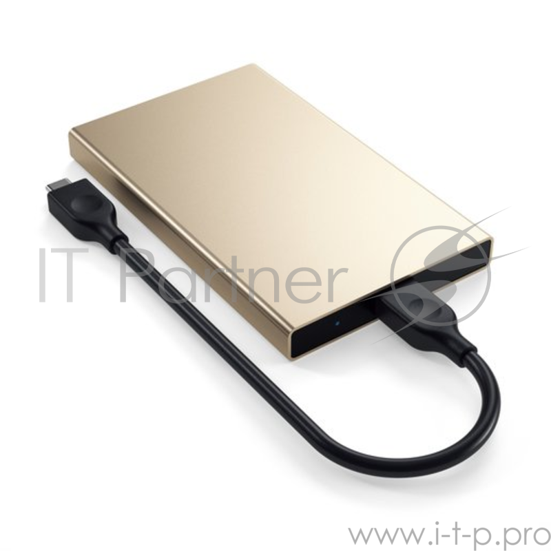 Корпус Satechi Aluminum USB Type C External HDD Enclosure для жесткого диска HDD или SSD. Материал алюминий. Цвет золотой.