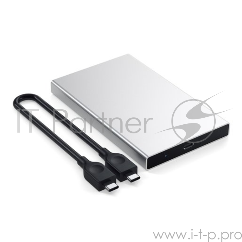 Корпус Satechi Aluminum USB Type C External HDD Enclosure для жесткого диска HDD или SSD. Материал алюминий. Цвет серебряный.