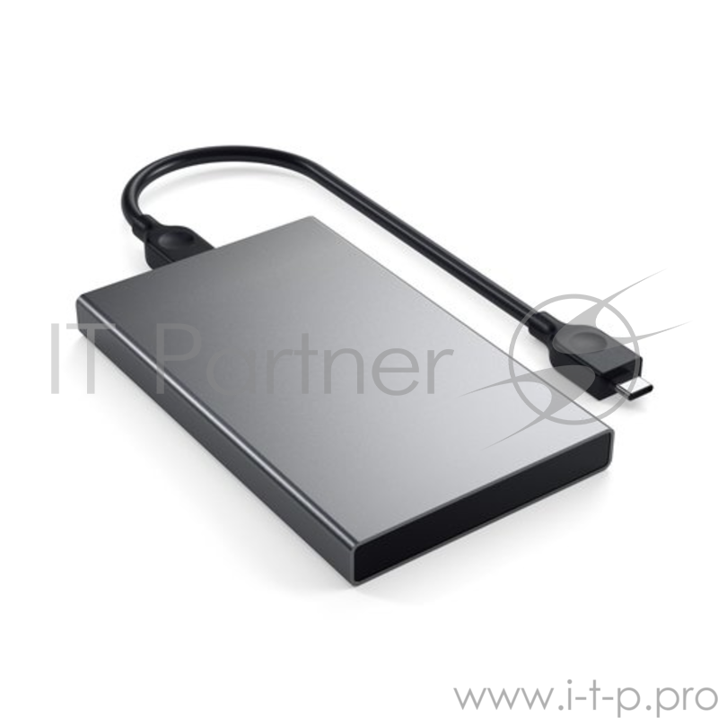 Корпус Satechi Aluminum USB Type C External HDD Enclosure для жесткого диска HDD или SSD. Материал алюминий. Цвет серый космос.
