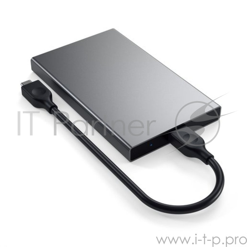 Корпус Satechi Aluminum USB Type C External HDD Enclosure для жесткого диска HDD или SSD. Материал алюминий. Цвет серый космос.