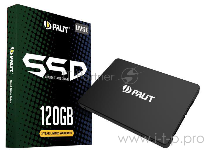 Накопитель на жестком магнитном диске Palit Твердотельный накопитель UVSE-SSD120