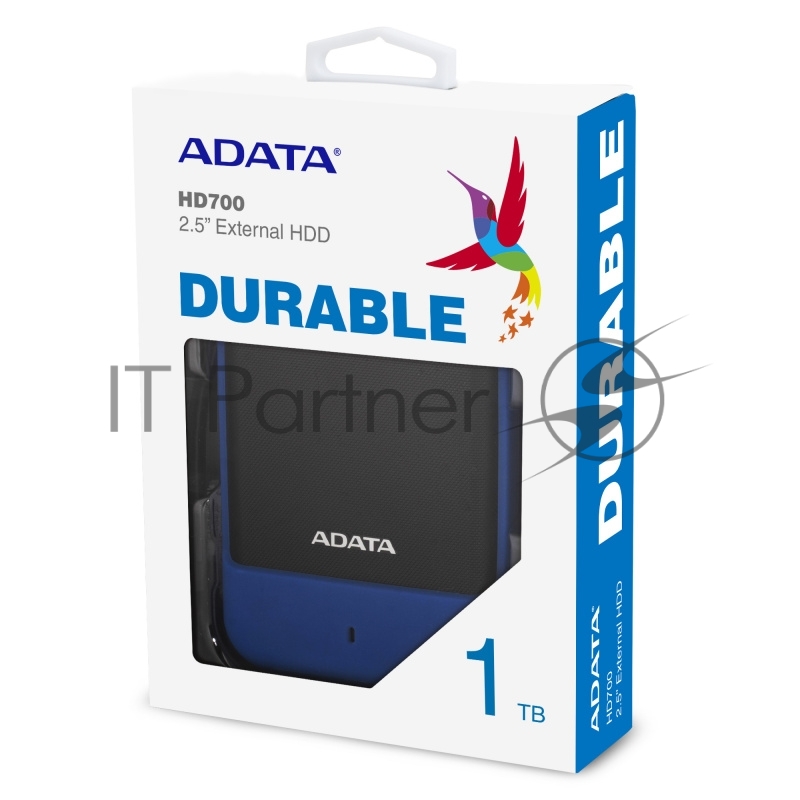 Жесткий диск A-Data USB 3.0 1Tb AHD700-1TU31-CBL HD700 DashDrive Durable (5400rpm) 2.5
