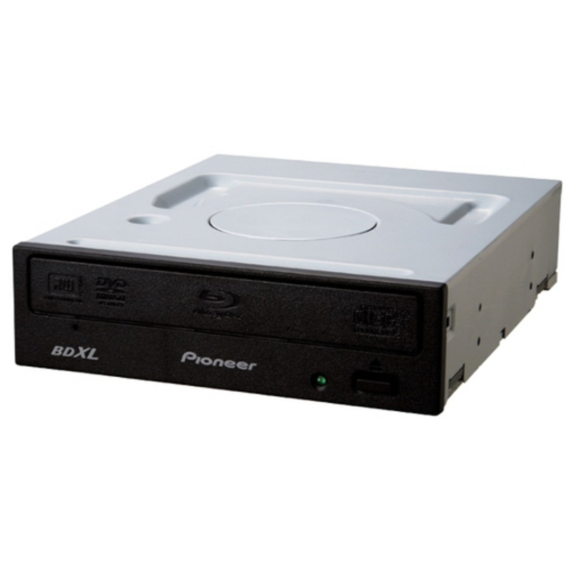 Pioneer Blu-ray BD-RE DL Internal ODD BDR-209EBK SATA, BD-R 16x, BD-R DL 14x, BD-RE 2x, DVD±R 16x, DVD±RW 8/6x, DVD±R DL 8x, DVD-RAM 5x, CD-RW 24x, CD-R 40x, DVD-ROM 16x, CD 40x, Black, Retail {5}