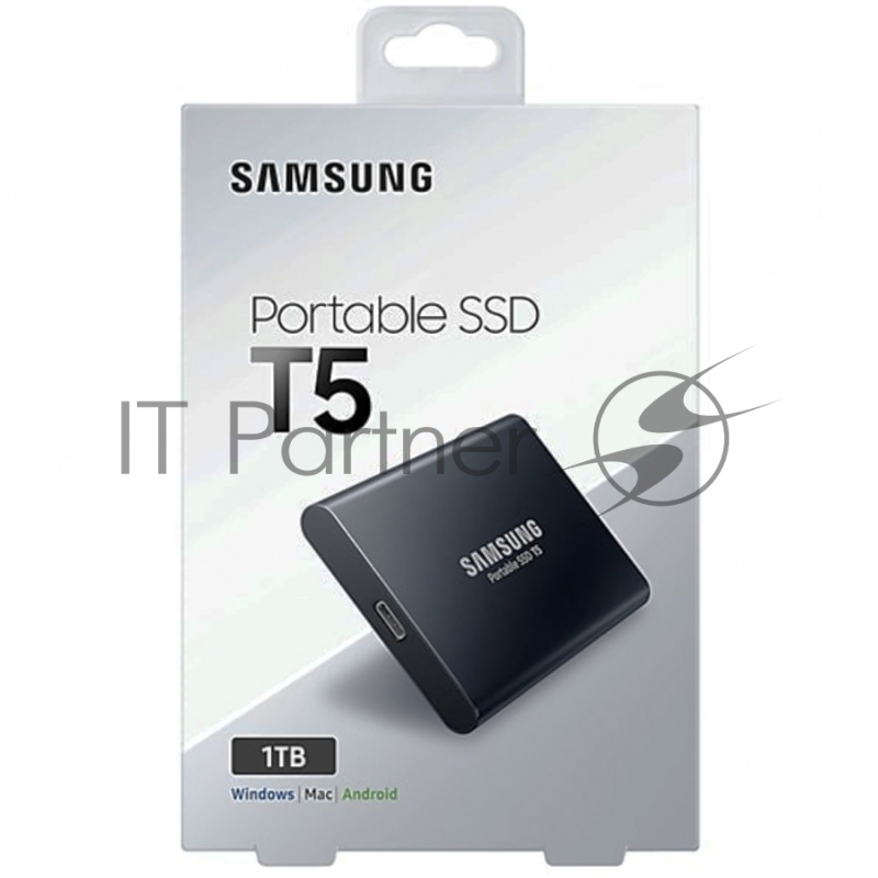 Внешний твердотельный накопитель SSD 1TB Samsung T5 (Up to 540Mb/s, USB 3.1 Type-C) (MU-PA1T0B/WW)