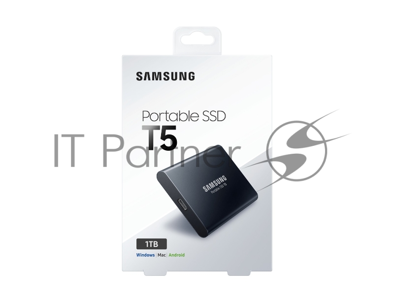 Внешний твердотельный накопитель SSD 1TB Samsung T5 (Up to 540Mb/s, USB 3.1 Type-C) (MU-PA1T0B/WW)