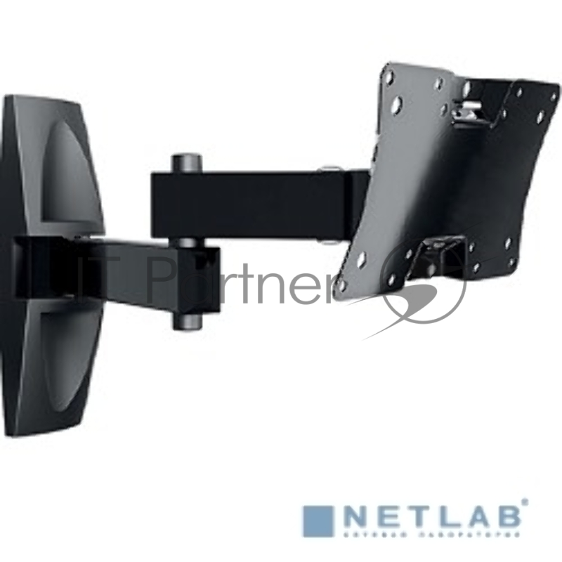 Кронштейн для телевизора Holder LCDS-5064 черный 12-32 макс.30кг настенный поворот и наклон