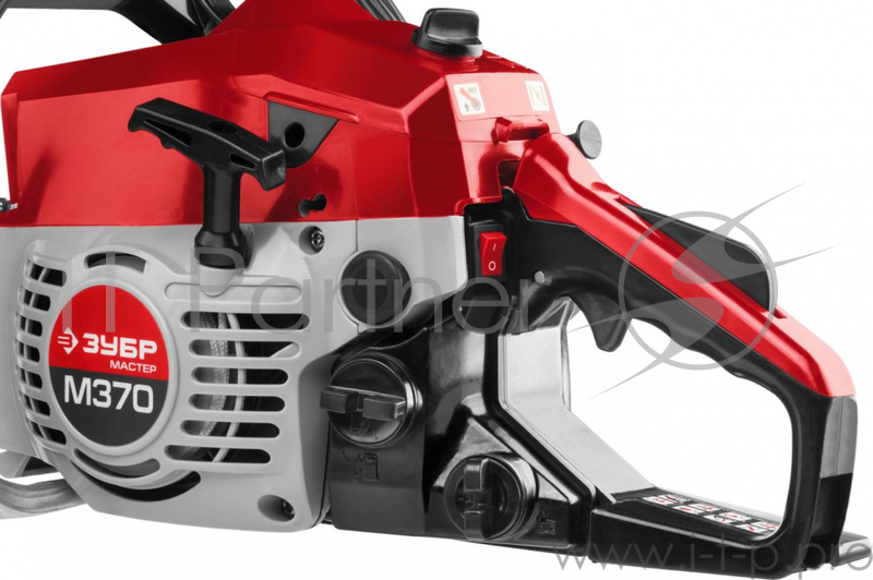 Пила цепная бензиновая ЗУБР ПБЦ-М370 35П 37см3 1,2кВт хромир. цилиндр праймер шина 35см 11500об/ми