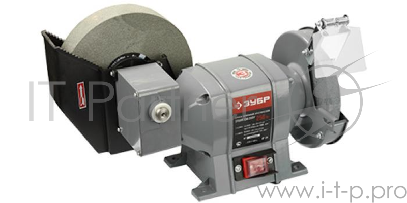 Электроинструмент ЗУБР ЗТШМ-150/200Y_z01 Станок { точильный, диски 150х20х32мм/200х40х32мм, 134об/мин, 350Вт }