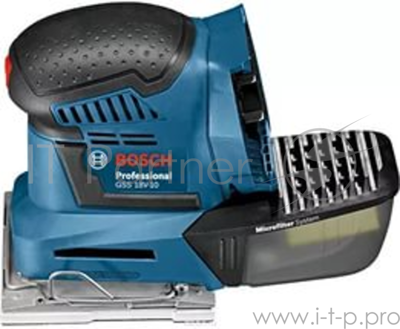 Машинка шлифовальная плоская (вибрационная) BOSCH GSS 18V-10 соло (0.601.9D0.200) без акб и зу 18В