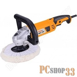 Машина полировальная СПЕЦ БМП-1200 1250Вт 800-4200об/мин d круга 180мм d рукоятка рез тарелка