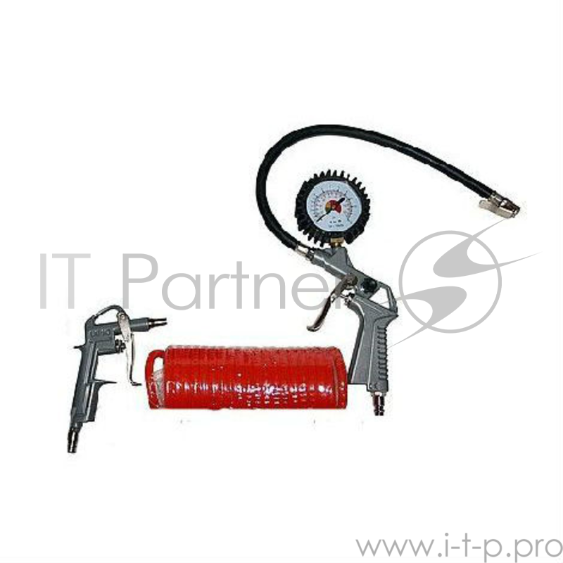 Набор инструментов QUATTRO ELEMENTI 772-128 шланг 5м пистолеты для накачки шин и обдувочный