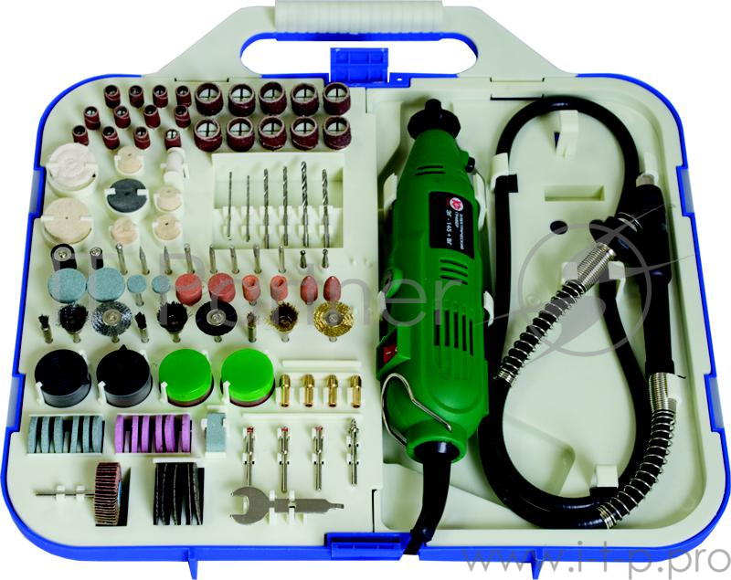 Гравер КАЛИБР ЭГ-145+ГВ 145Вт гибк.вал набор