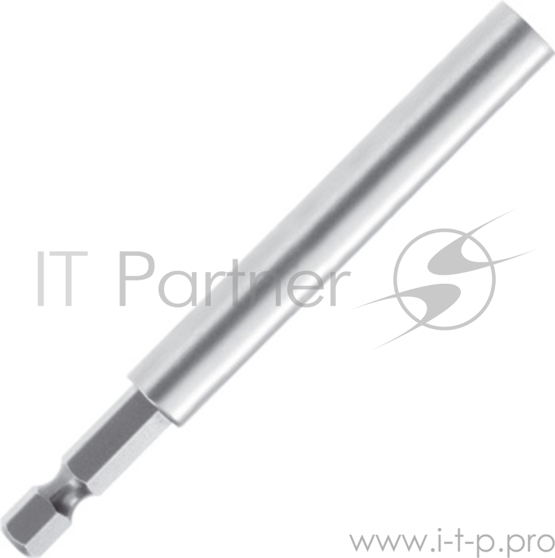 Отвертки-насадки (биты) Магнитный держатель ПРАКТИКА цельнотянутый 100 мм для бит для хвостовика 1/4