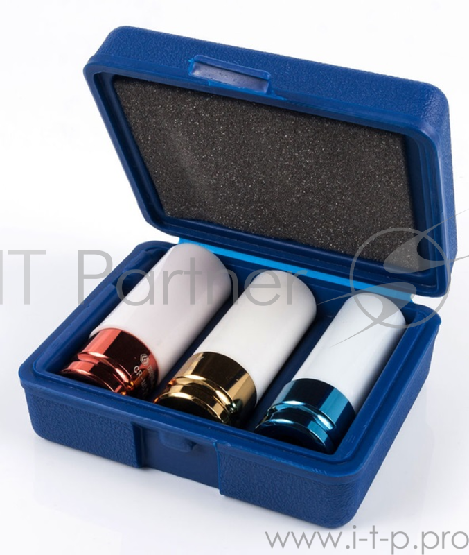 Набор головок КОБАЛЬТ 010301-03 ударных глубоких 1/2'' 17-21мм CrMo 3шт. кейс