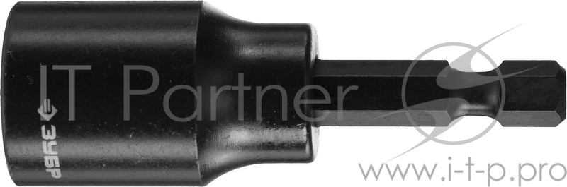 Головка ЗУБР ПРОФИ 26377-14 удлиненная E 1/4'' 14мм 1шт